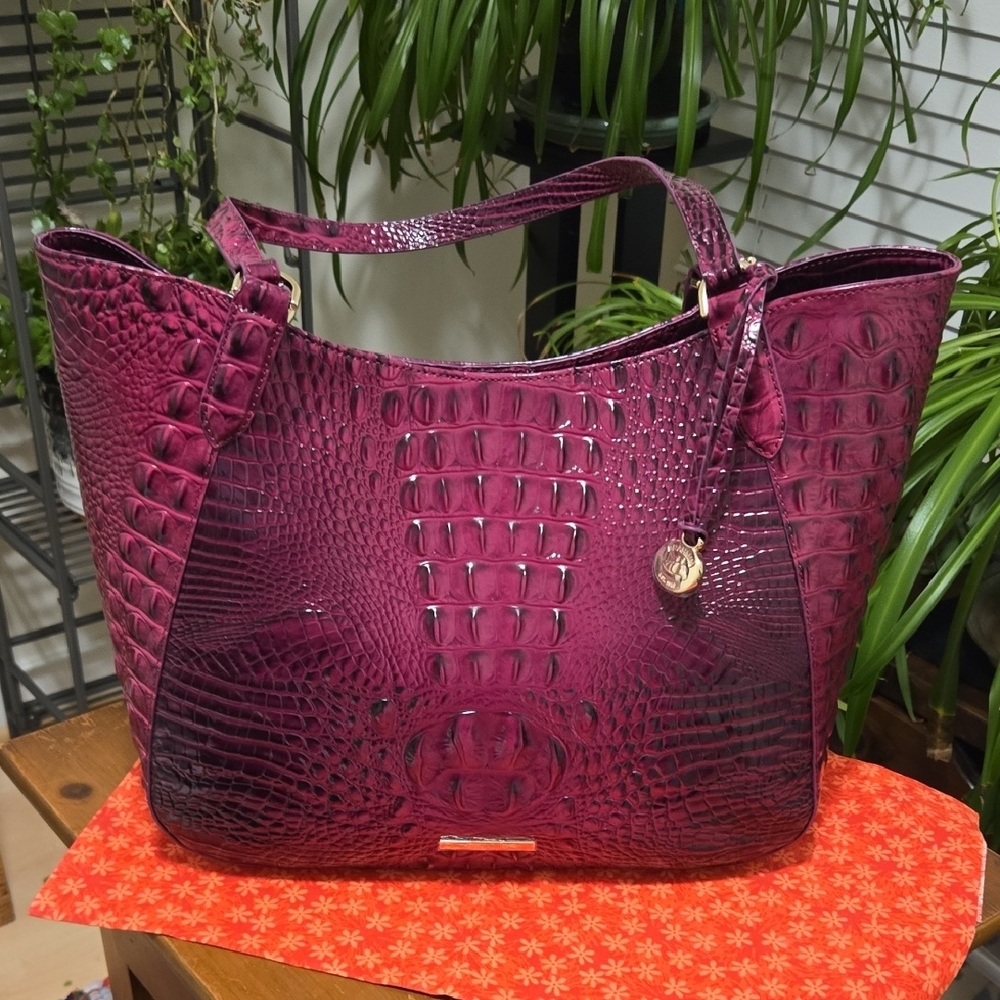 NWT Brahmin Aliza Tote in Sugar Plum Melbourne. HTF. RARE
